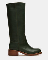 RIGGS DARK GREEN LEATHER