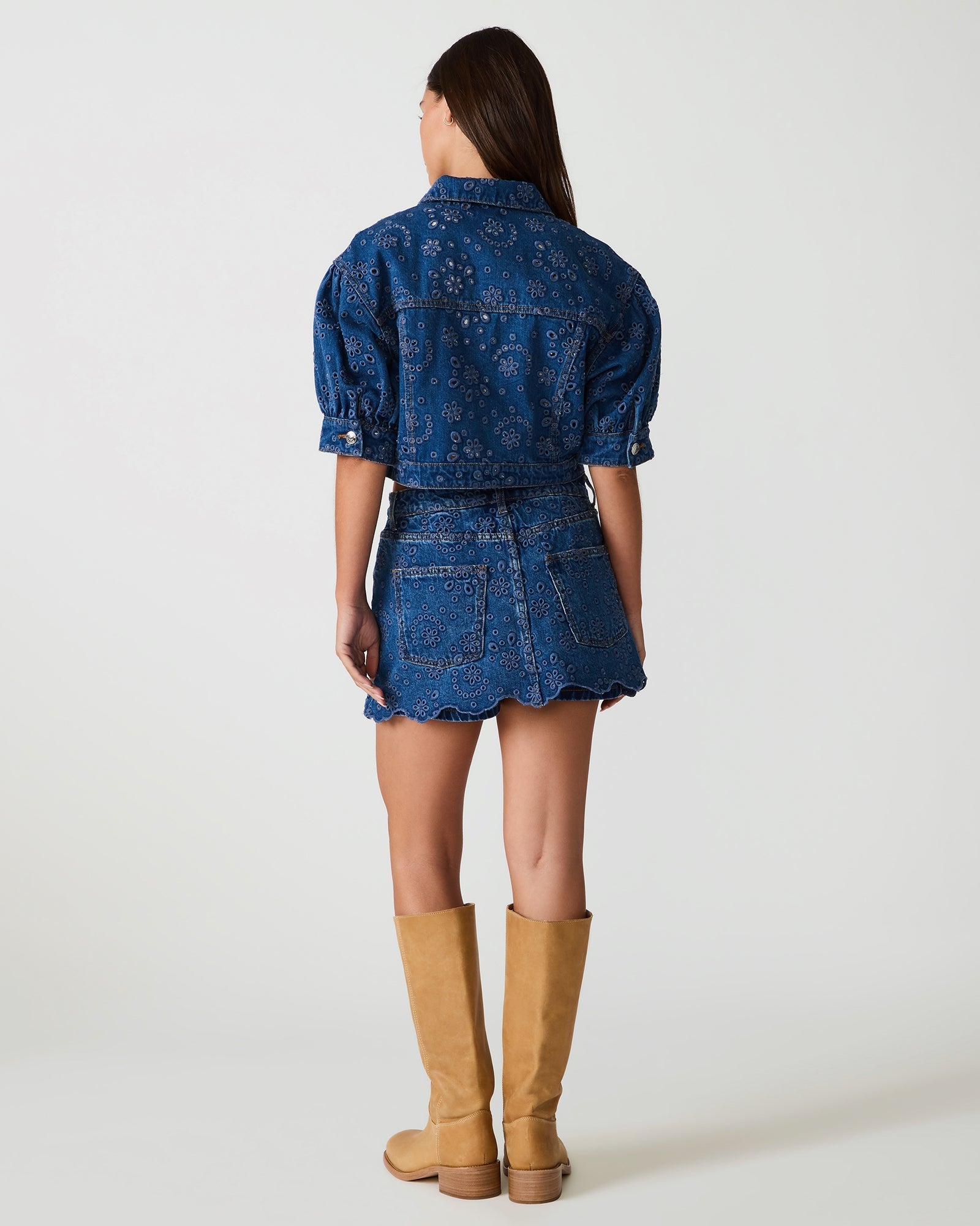 DELILAH SKORT BLUE DEPTHS